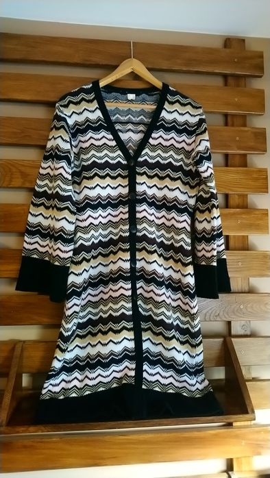 Wełniany płaszczyk-sweter