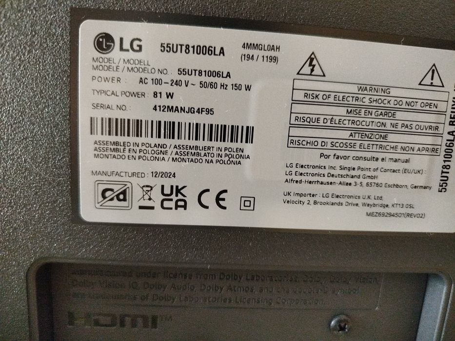 Tv LG 55 polegadas