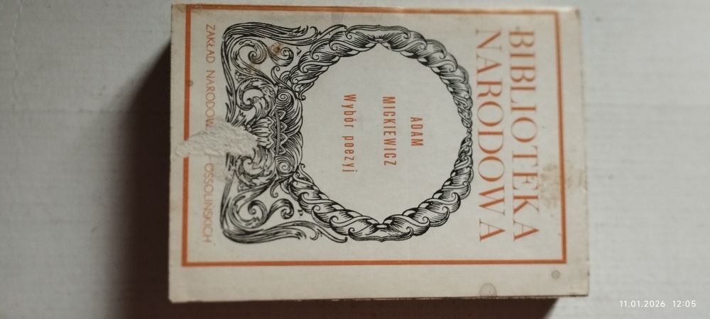 Adam Mickiewicz - Wybór poezji .Tom I .