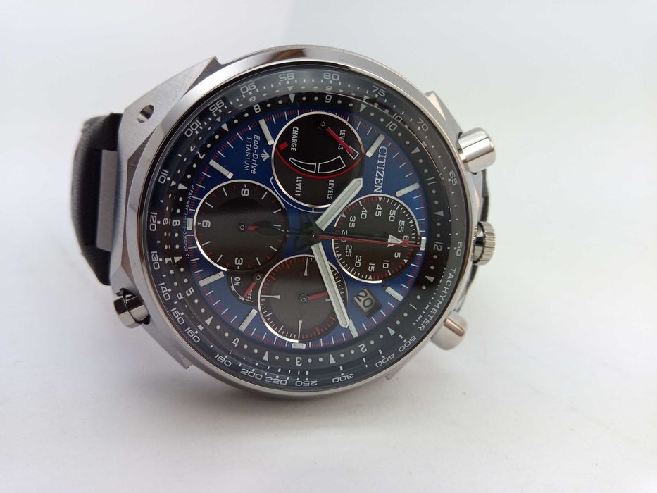 Лимитка Citizen Promaster AV0088-01L Титан, сапфир, будильник тахиметр