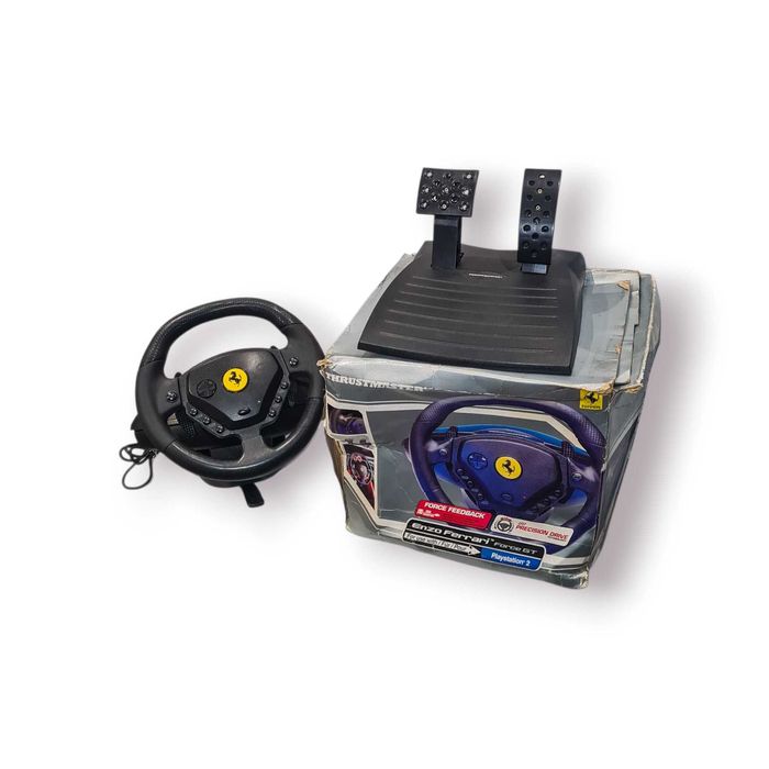 Volante Thrustmaster Enzo Ferrari Force GT – PS2 (Force Feedback)