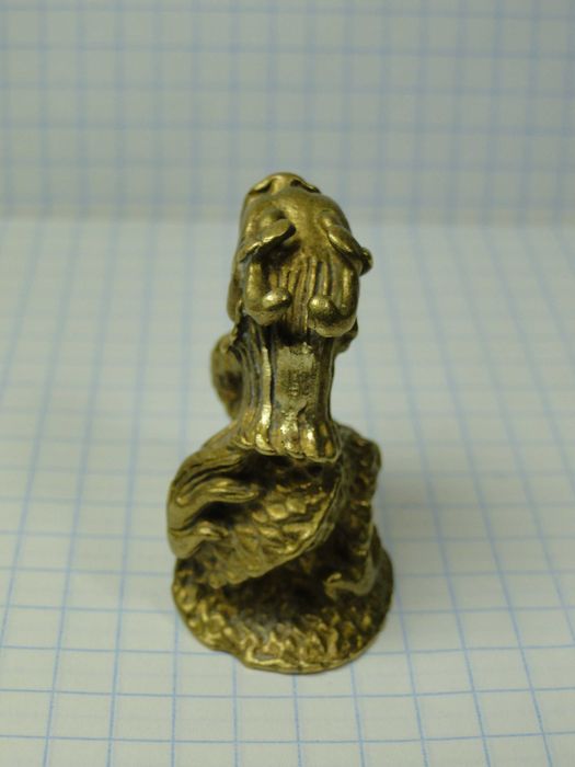 Миниатюра Дракон  бронза