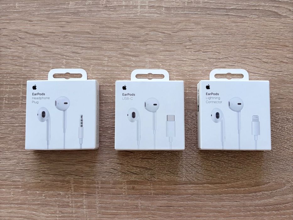 Навушники Apple Оригінал 100% EarPods 3.5 mm Lightning USB-C ЕарПодс