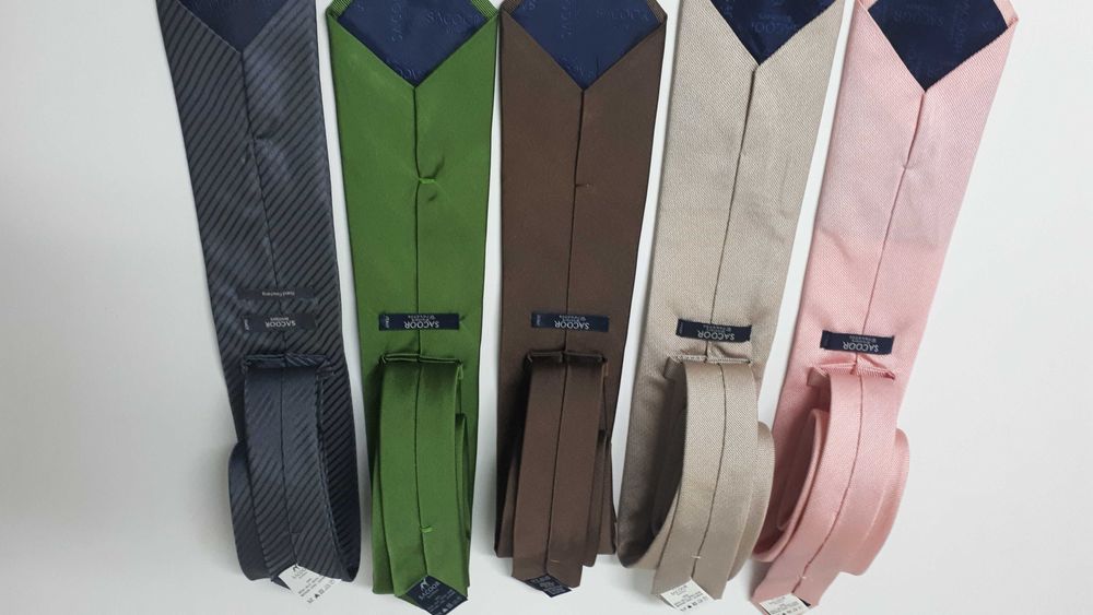 Gravatas Sacoor seda 4 unidades