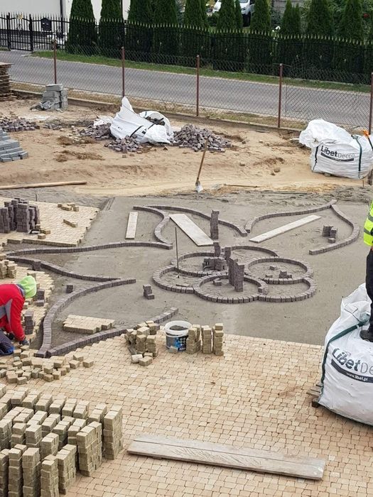 Układanie kostki brukowej,płyt drogowych ,usługi sprzętowe
