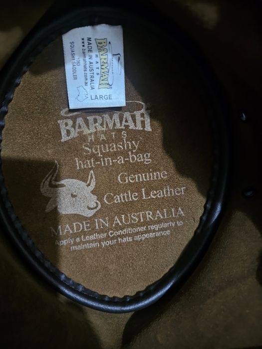 Шкіряний капелюх BARMAX HATS  Sguashy
