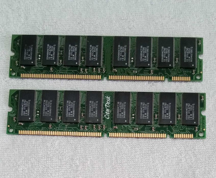 [PC Vintage] 256mb SDRAM DDR100 (2x 128mb)