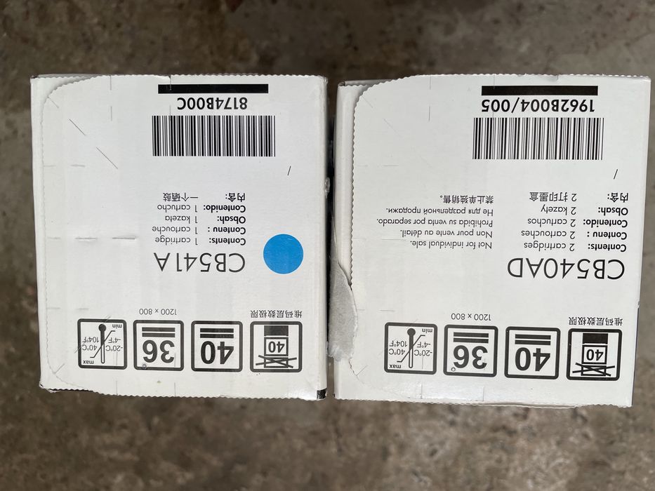 Продам картриджи на HP. CF373AM, CB540AD, CB541A,