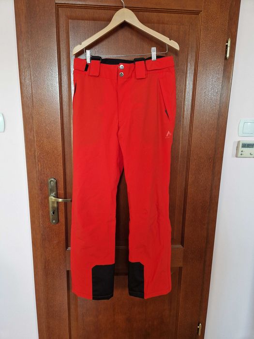 Spodnie czerwone narciarskie snowboardowe męskie McKinley rozmiar 50 M