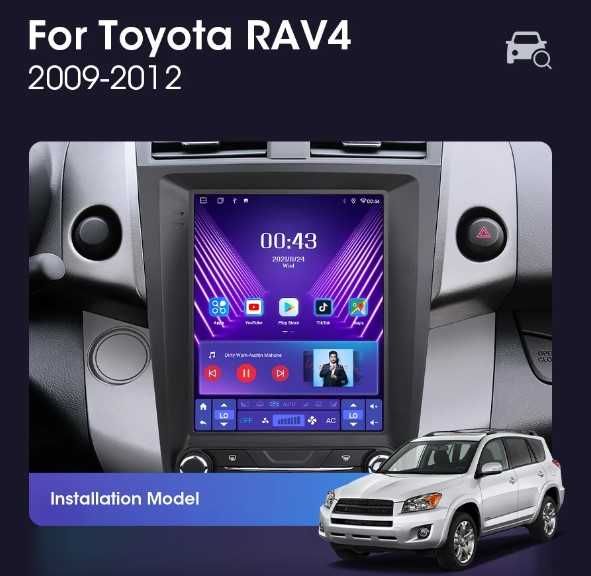 Штатна 2 DIN автомагнитола Android магнітола Toyota RAV4 2005-13