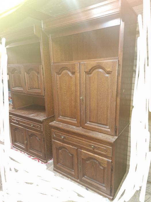 Meble, dębowe fronty, drewniane