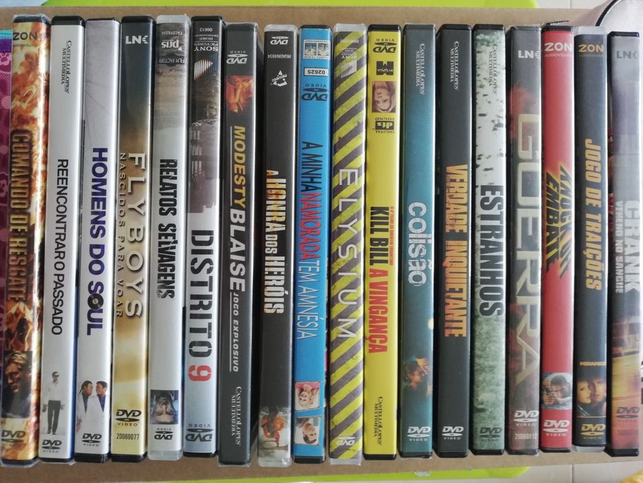 Dvds de filmes, vários. Lote de 49