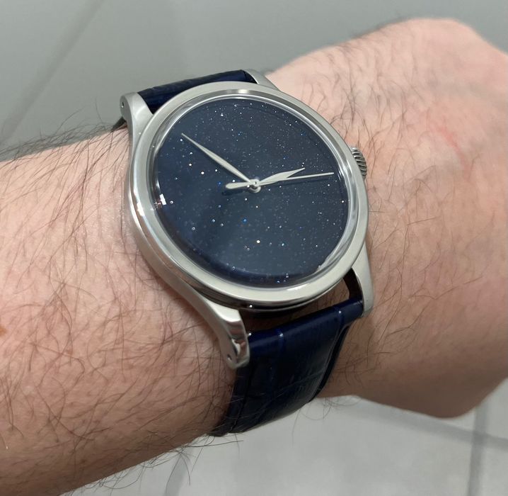 Zegarek Sugess Awenturyn Gwiezdny Pył  - czysta tarcza 38mm