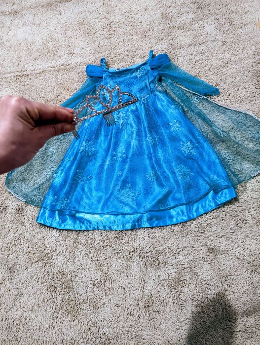 Сукня платье плаття карнавальний новорічний костюм Ельзи Disney