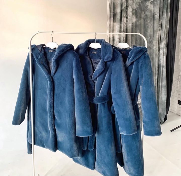 Шуба трендового цвета monro store samange emass