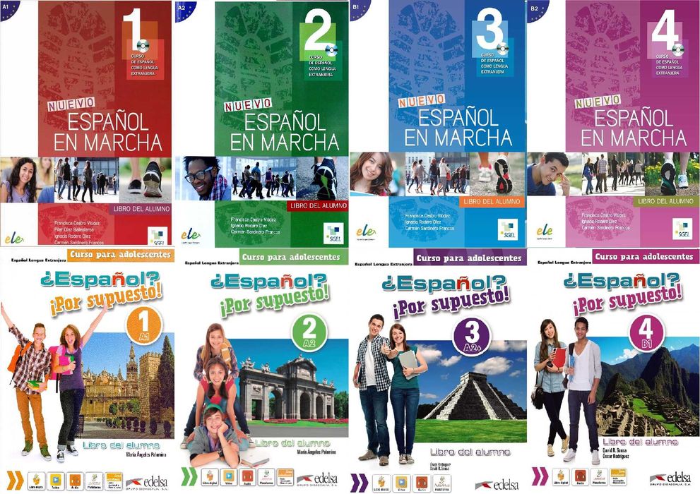 Nuevo espanol en marcha, por supuesto 1, 2, 3, 4
