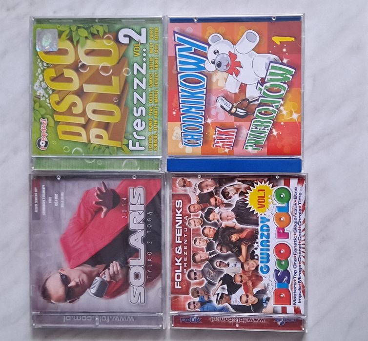 Disco Polo CD we folii i bez folii 16 sztuk