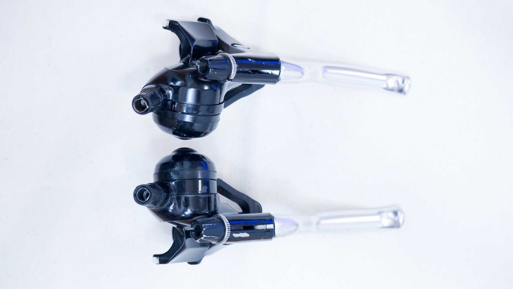 KOMPLET Klamkomanetki Shimano Deore LX ST-M563 3x7 retro MTB