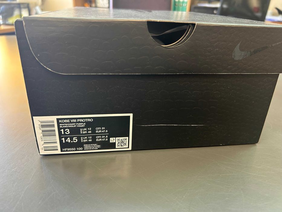 Kobe 8 Protro White and Court Purple Lakers