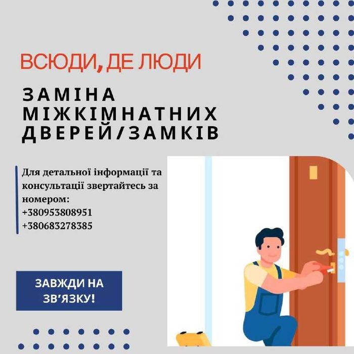 Встановлення дверей