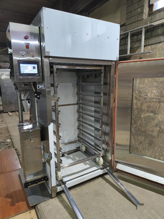 Коптильная  камера промышленная автоматизированная