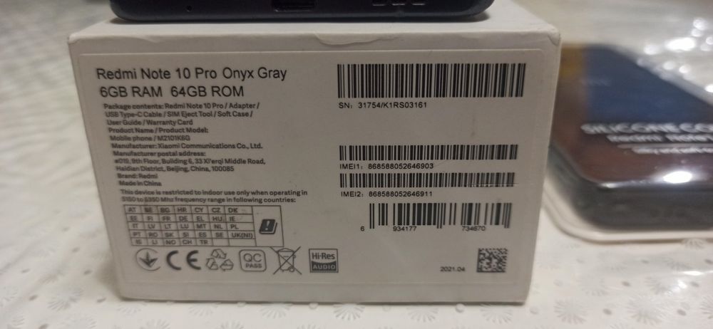 Телефон редмі нот 10про 6/64