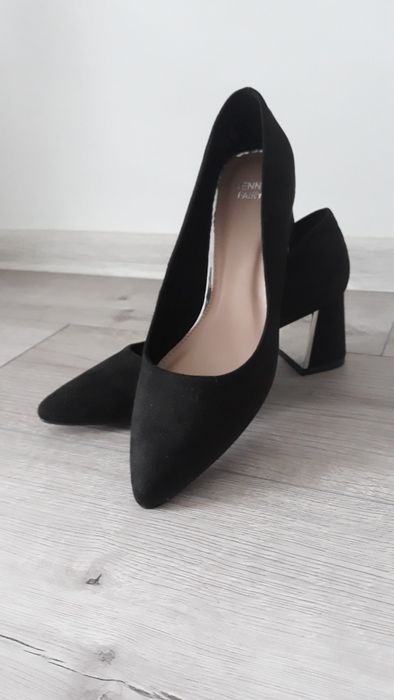 Półbuty JENNY FAIRY LS5058-01B Black Tychy • - Main Image