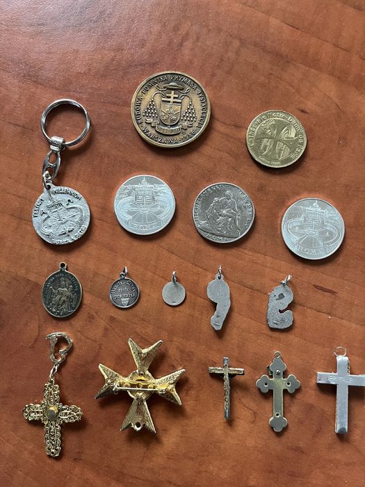 Medaliki medale stare inne