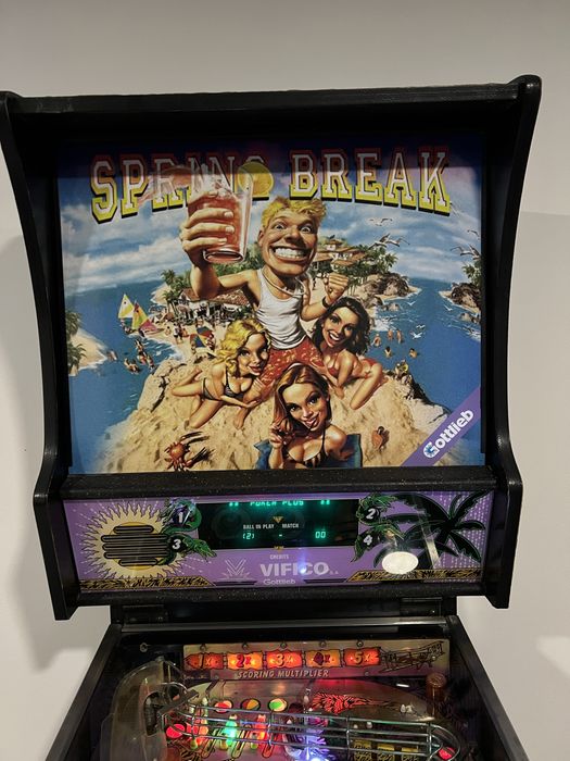 Flipper (pinball) Gottlieb Spring Break