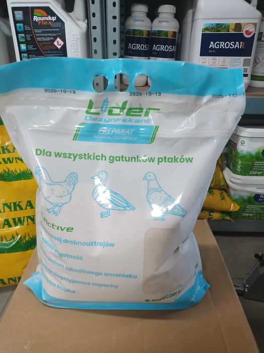 Preparat na ograniczenie piórojada w gołębniku, Dezynfekant Lider 8kg