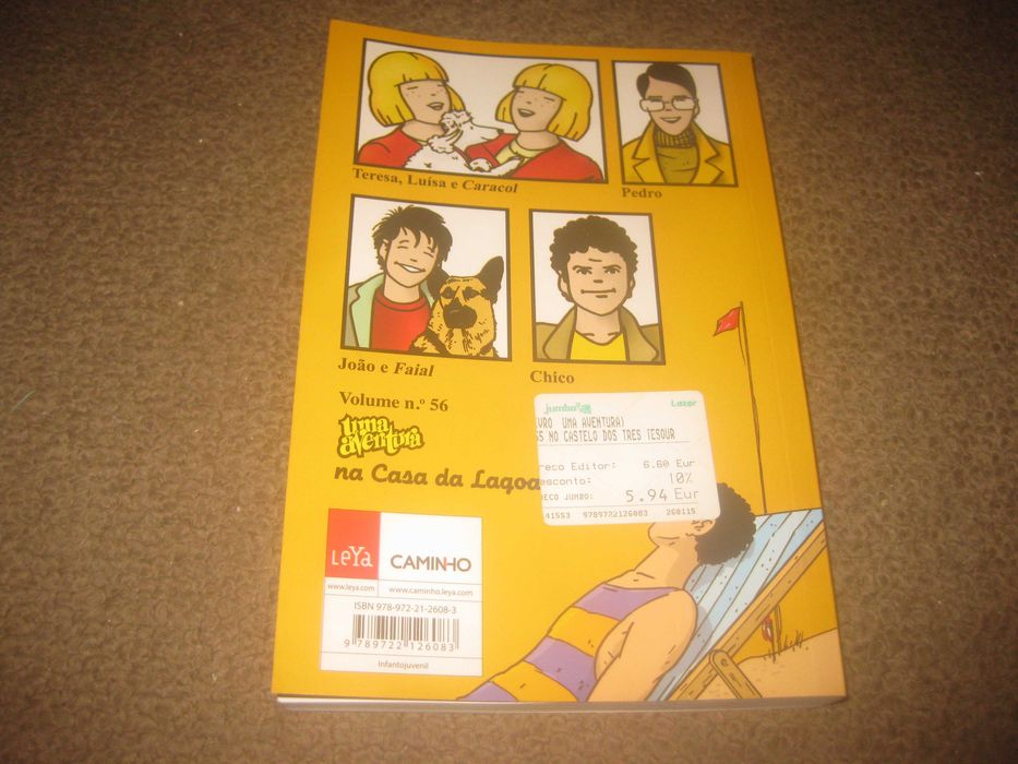 Livro "Uma Aventura no Castelo dos Três Tesouros"