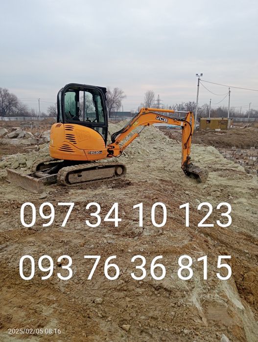 Оренда міні екскаватора послуги міні екскаватора