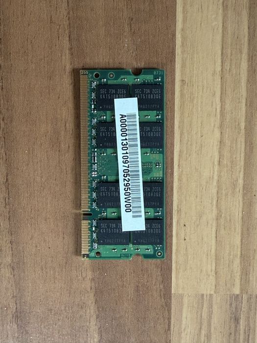 pamięć RAM do laptopa Samsung 1GB 2Rx8