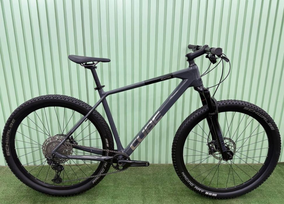 Топовий Карбоновий гірський XL 29 велосипед Cube Reaction Pro XT 1x12