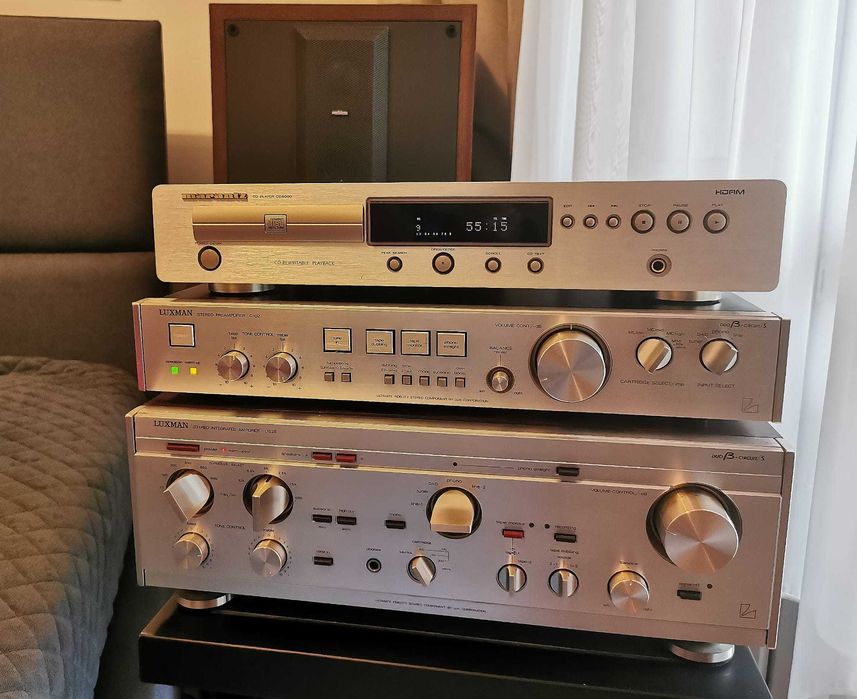 Zestaw stereo hifi  Luxman Revox