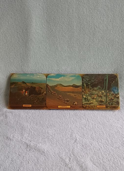 Vintage Zestaw podkładek  LANZAROTE Hiszpania /RETRO