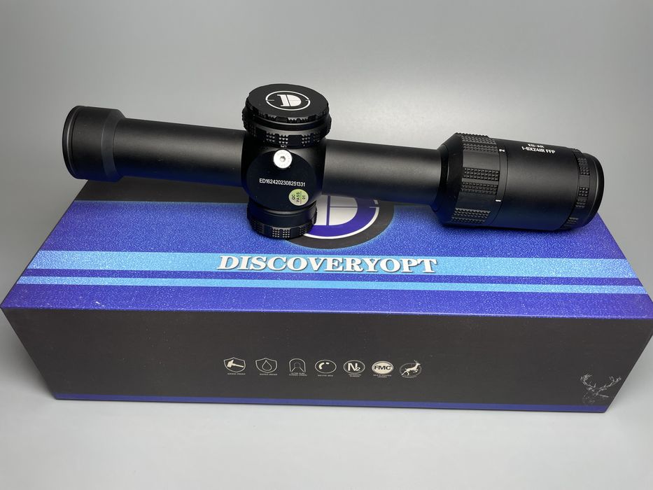 Оптический прицел Discovery ED-AR 1-6x24 FFP Загонник оптичний приціл