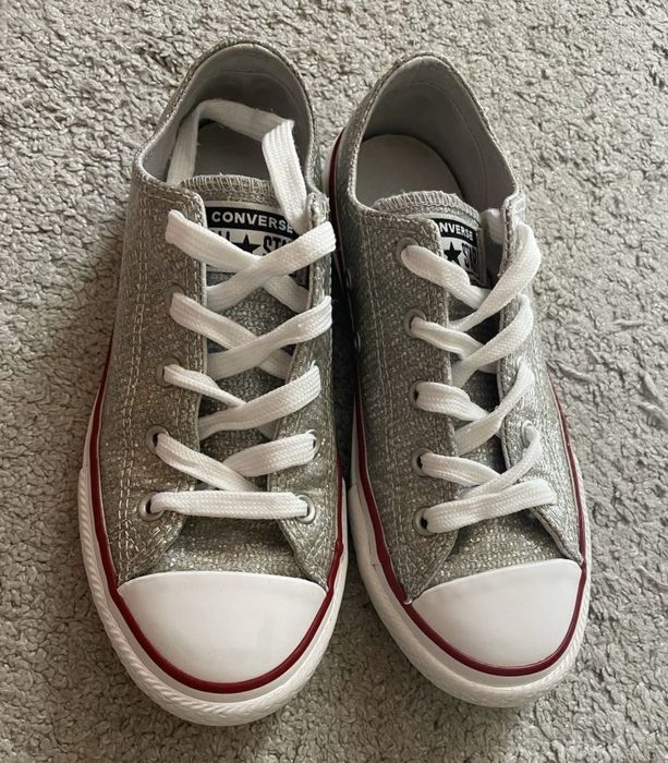 Оригінальні кеди CONVERSE All Star сріблясті