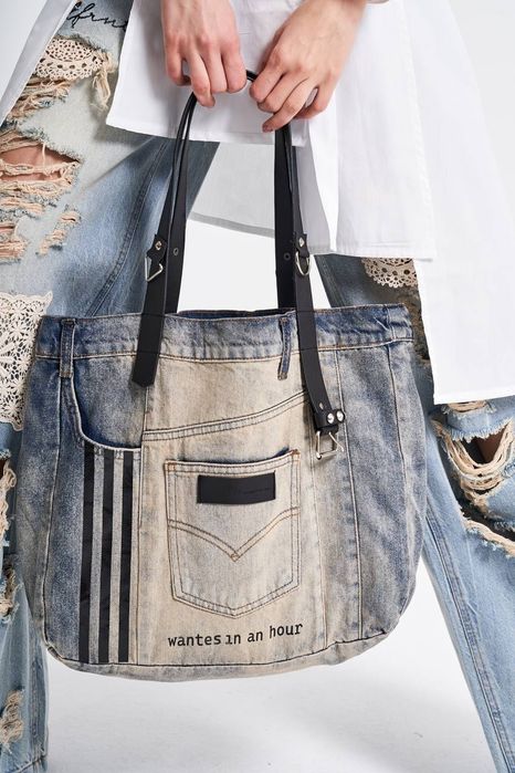 Dżinsowa Torebka Tw3