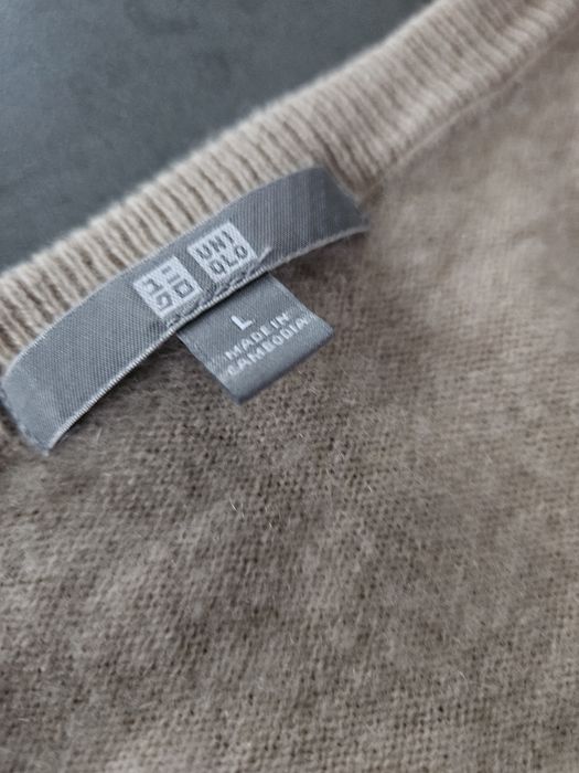 Uniqlo _ sweterek 100 % kaszmir L