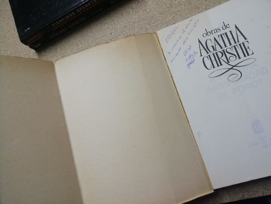 Livros ficção policial // Colecção Vampiro // Agatha Christie
