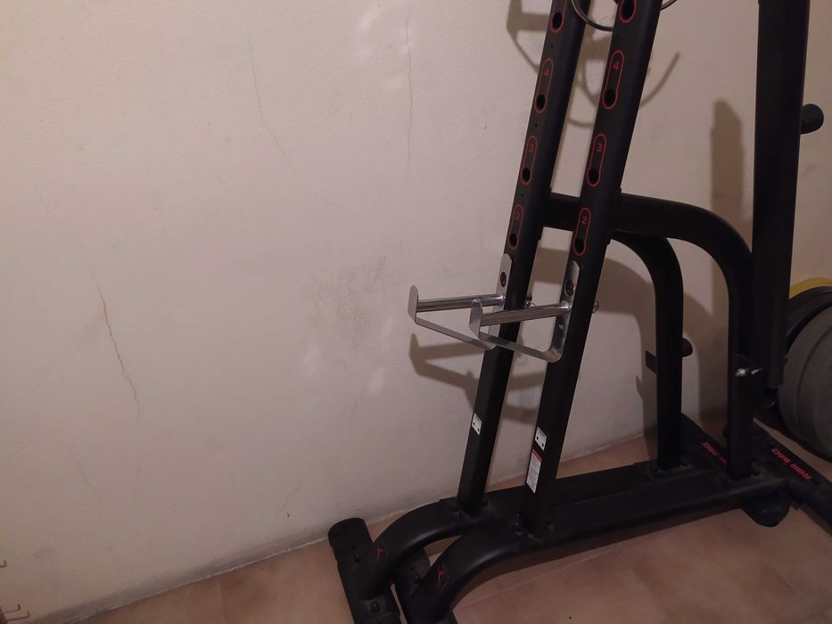 Rack Domyos para Agachamento e Supino com 4 J-Hooks (Desmontável)
