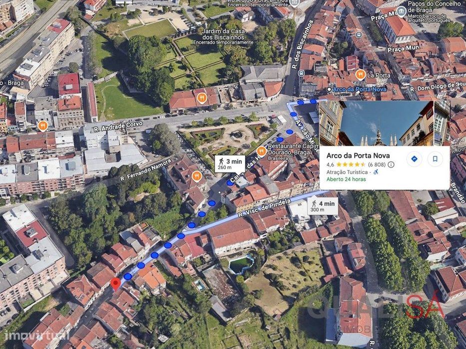 Apartamento T1 novo com varanda em Maximinos, a 100m do centro hist...