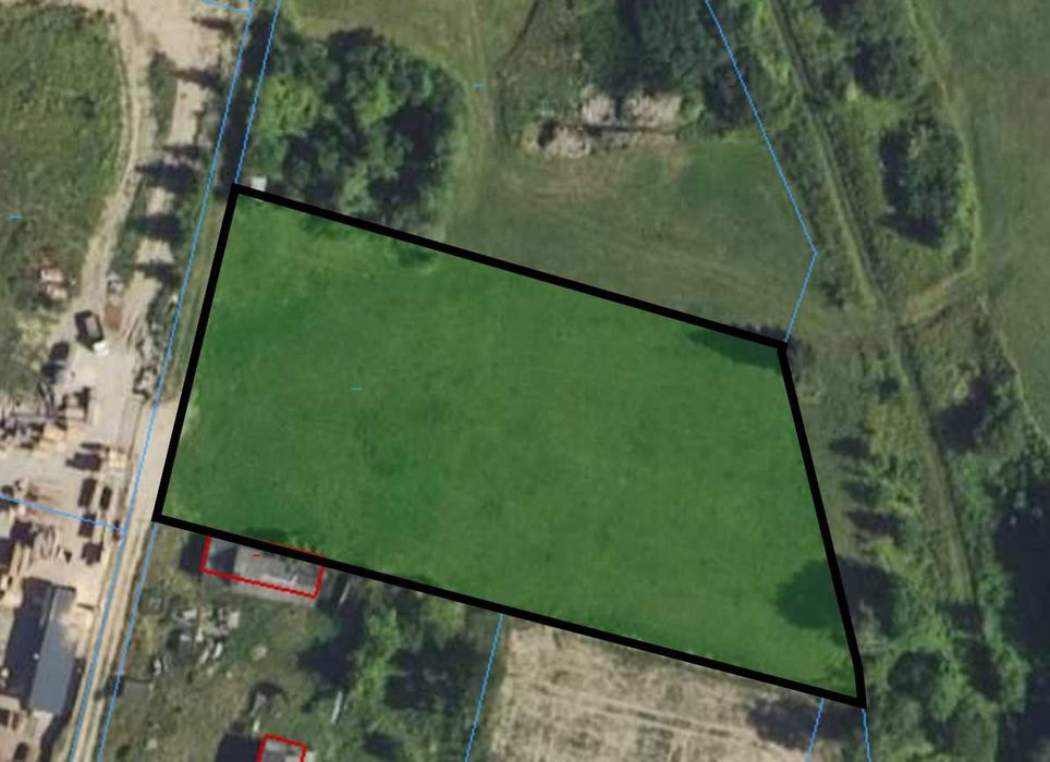 działka 0,49 ha niezabudowana - MPZP - mieszkaniowo-usługowa