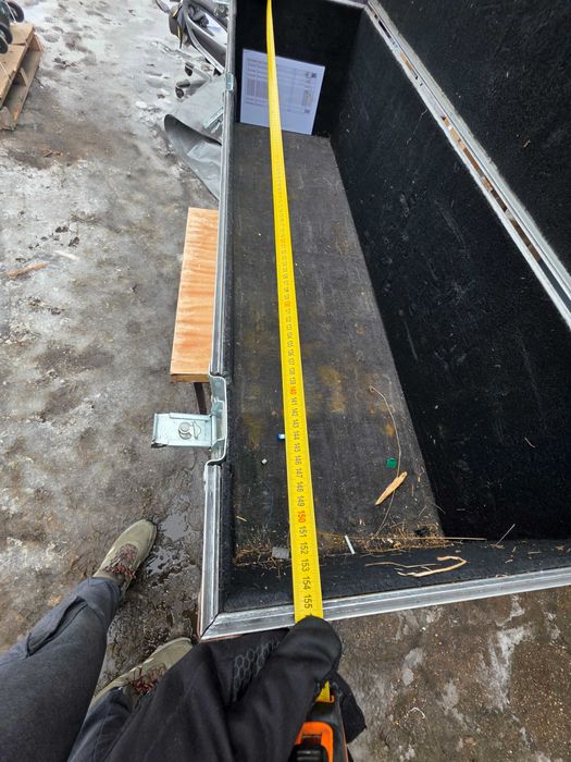 CASE 155x42x38 koła kejs flightcase skrzynia FAKTURA