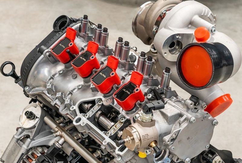 KIT DE 6 BOBINES DE IGNIÇÃO ALPHA COMPETITION AUDI S4 / RS4 B9 / S5 / RS5 F5 - 2.9 / 3.0 TFSI - VERMELHO
