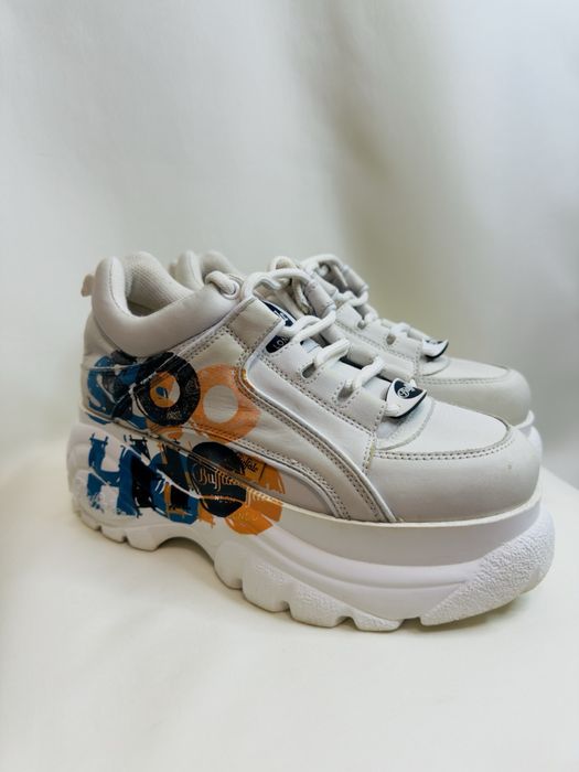 Buffalo London Graffiti, Кросівки шкіра (Оригінал) — Розмір 38