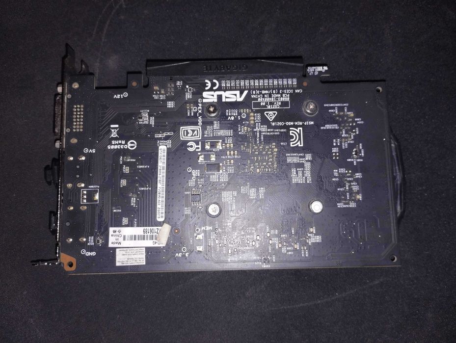 GTX 1050 TI 4GB ASUS відеокарта повістю робочий стан