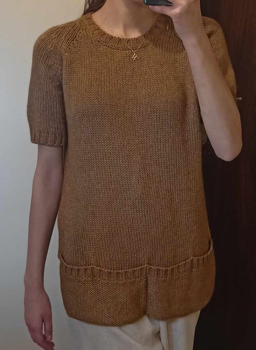 Sweter kaszmir+ jedwab Escada