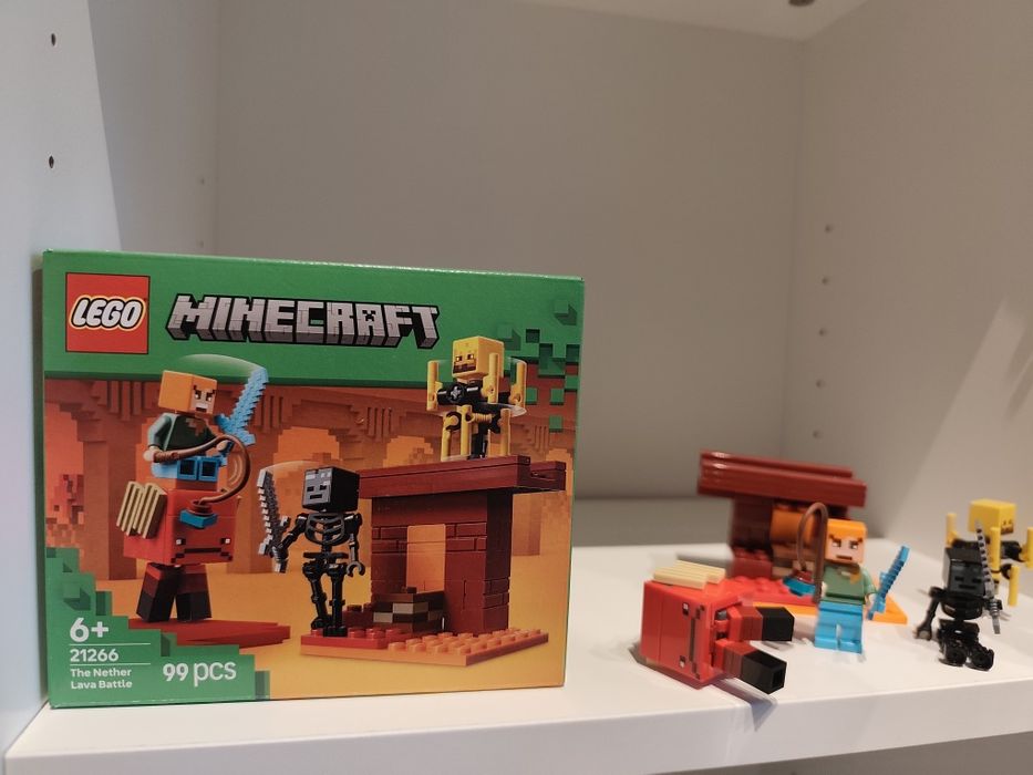 LEGO Minecraft 21266 Bitwa na moście Netheru _jak nowe
